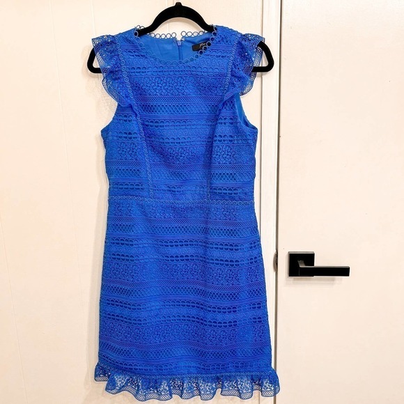 J. Crew Dresses & Skirts - J. Crew blue eyelet lace dress NWT size 6